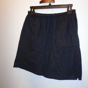 Hanes Her Way Womens Black Shorts Size Medium